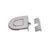 ALZAPAGLIOLO A PRESSIONE MM.50x42 OTTONE CROMATO