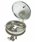 ALZAPAGLIOLO OTTONE CROMATO Ø MM.115 CON TAVELLA