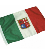 BANDIERA ITALIA MARINA MERCANTILE IN POLIESTERE ECONOMICO