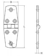 Alternative view of CERNIERA ESAGONALE SPESSORE MM.4,5