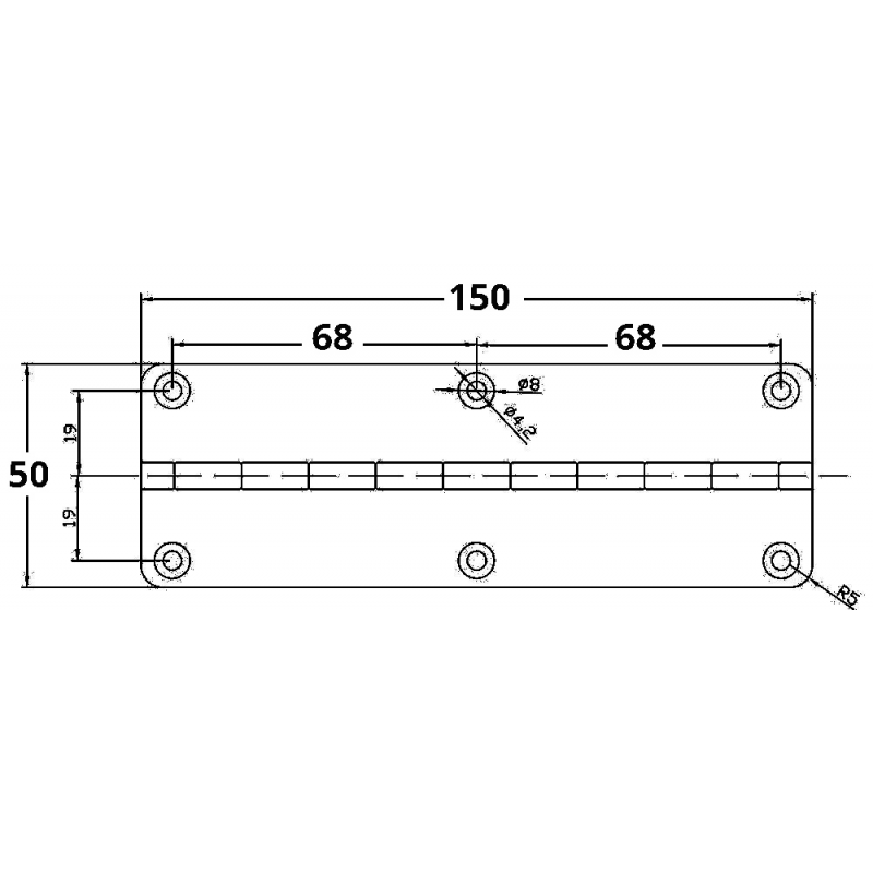 CERNIERA MM.150X50 - immagine 2