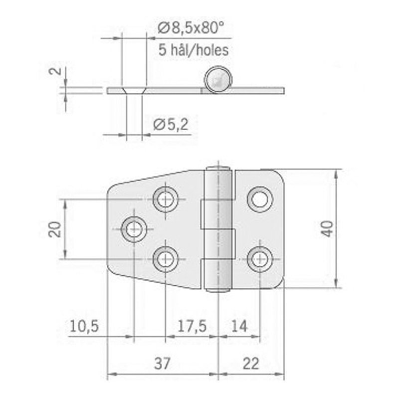 CERNIERA MM.59X40 - immagine 2