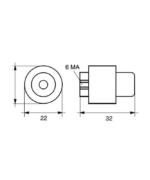Alternative view of CILINDRO PER YAMAHA 80/300 HP