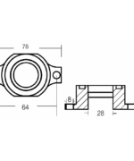 Alternative view of COLLARE PER MOTORI 40/50 HP