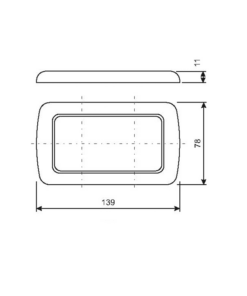 Alternative view of CORNICE A DUE MODULI