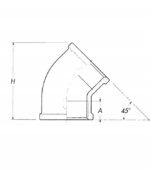 Alternative view of CURVA IN BRONZO A 45 F-F