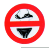 DIVIETO DI SLIP-REGGISENO A BORDO