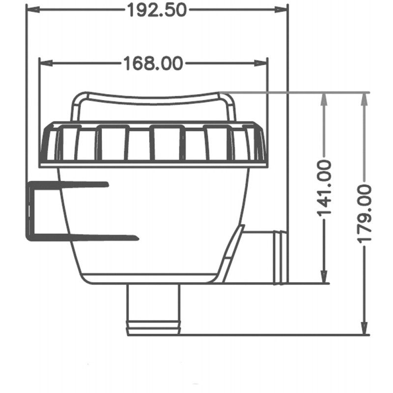 FILTRO ACQUA IN PLASTICA LT.300/H - immagine 2