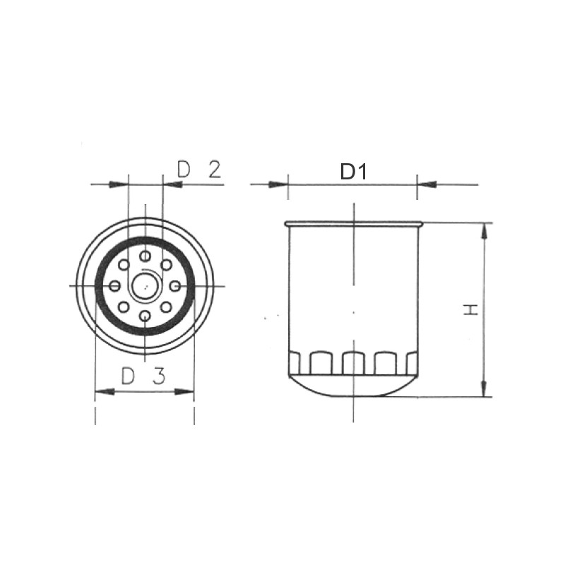 FILTRO GASOLIO 1R0751 - immagine 2