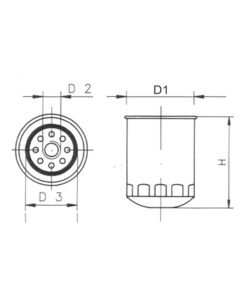 Alternative view of FILTRO GASOLIO CMD QSD 2.0, 2.8, 4.2
