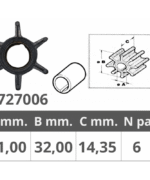 GIRANTE MERCURY 2T 3,5-3,6-4-5 HP