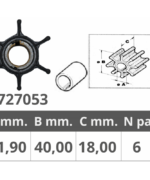 GIRANTE YAMAHA 2T 6-8 HP