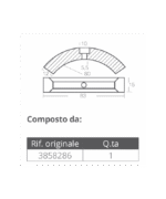 Alternative view of KIT ANODI PER VOLVO ELICA 3 PALE