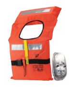 KIT PER 6 PERSONE GIUBBETTO 150N/LUCI SOLAS