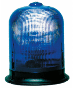 LUCE ROTANTE FLASH BLU