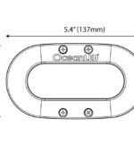 LUCE SUBACQUEA SERIE X 4 LED