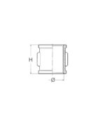Alternative view of MANICOTTO IN OTTONE FILETTO DS