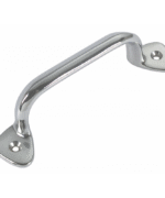 MANIGLIA IN OTTONE CROMATO MM.165