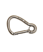 MOSCHETTONE AIMMETRICO "KONG" CON OCCHIO INOX 316