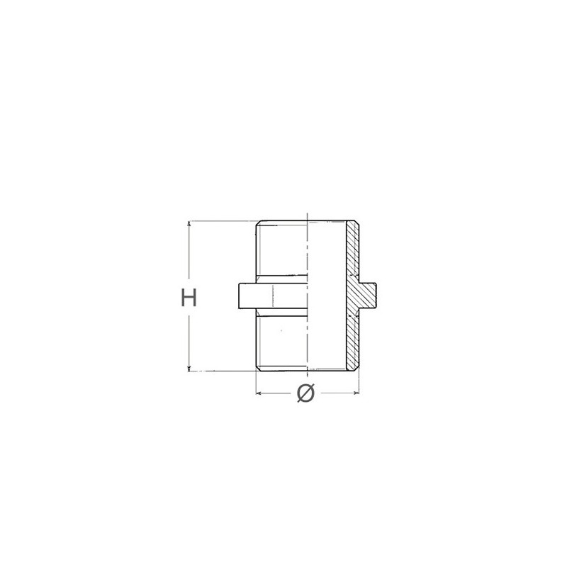 NIPLESS DOPPIO M-M IN OTTONE - immagine 2