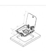 Alternative view of PIANO COTTURA 1 FUOCO CON COPERCHIO