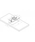 Alternative view of PIANO COTTURA IN VETRO 1 FUOCO