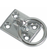PIASTRA IN OTTONE CON ANELLO