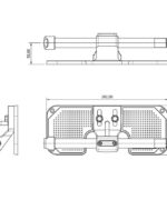 Alternative view of PIASTRA PROTEGGI POPPA MM.280X115