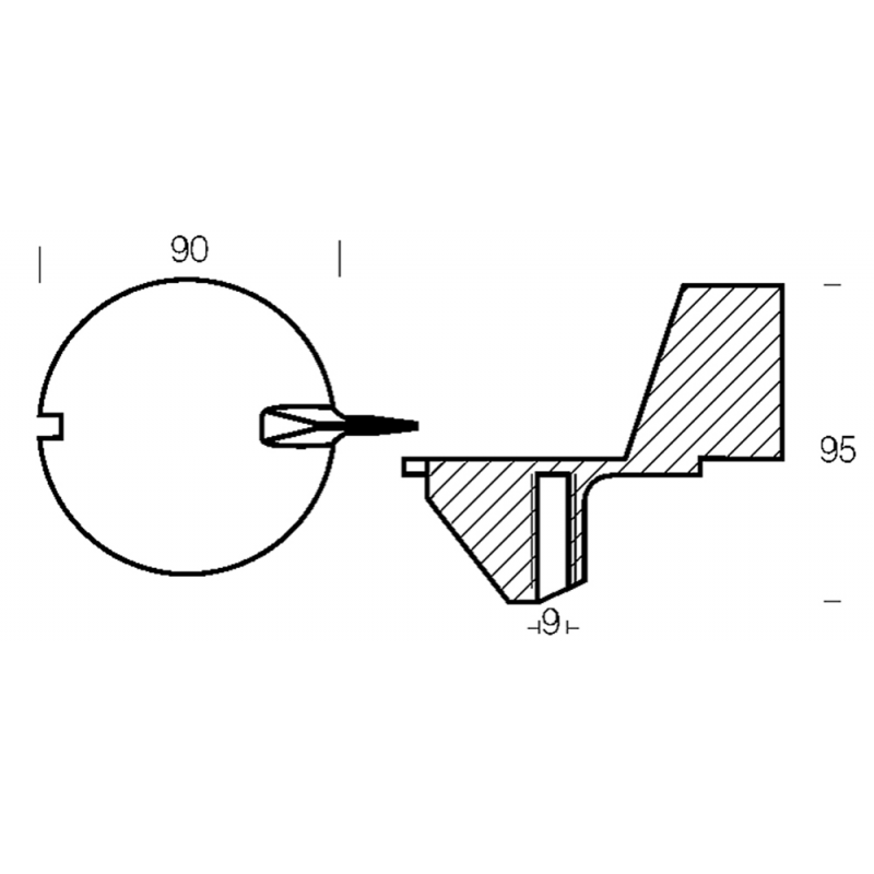 PINNA AMERICA PER MOTORI 25 HP - immagine 2