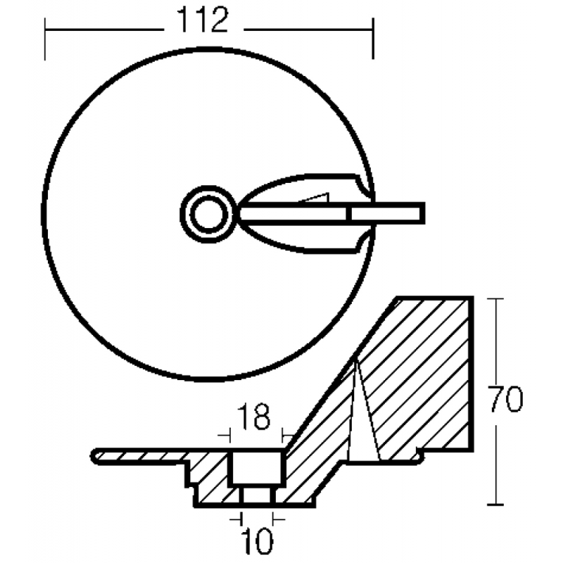PINNA ORIENTABILE PER MOTORI 40-70HP - immagine 2