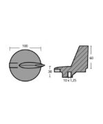 PINNA PER MOTORI L225/ZL250/300HP 2T