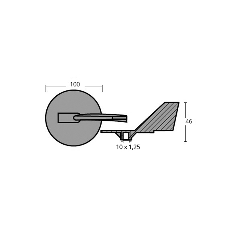 PINNA PER MOTORI YAMAHA 150/225 HP 2/4T - immagine 2