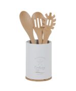 PORTA UTENSILI CON POSATE DA CUCINA