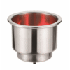PORTABICCHIERE O LATTINA IN ACCIAO  INOX