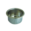 PORTABICCHIERE O LATTINA IN ACCIAO  INOX