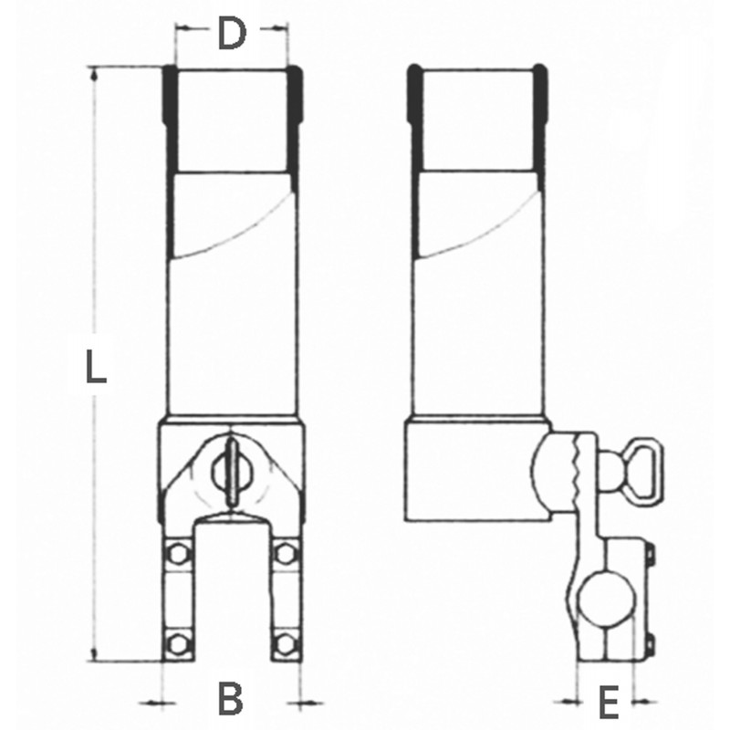 PORTACANNA ORIENTABILE PER PULPITI - immagine 2