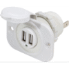 PRESA CON DOPPIA PORTA USB