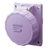 PRESA STAGNA 2P 12/24V. 16A IP67
