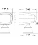 Alternative view of PROIETTORE RADIO COMANDATO STAGNO A LED