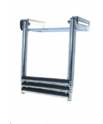 Alternative view of SCALETTE INOX A SCOMPARSA 3 GRADINI