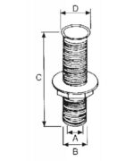 Alternative view of SCARICO POZZETTO IN OTTONE CROMATO