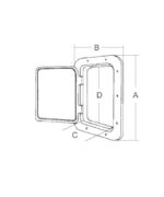 Alternative view of SPORTELLO MM.370X275