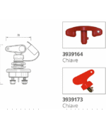 Alternative view of STACCA BATTERIA UNIPOLARE IN OTTONE 140A