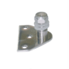 SUPPORTO INOX PIANO CON DADO AUTOBLOCCANTE