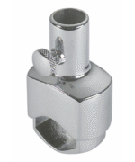 SUPPORTO PER ASTA IN OTTONE CROMATO