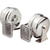 TROMBA DOPPIA CROMATA MT2 12V.