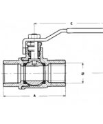 Alternative view of VALVOLA A SFERA INOX 316