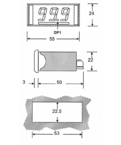 Alternative view of AMPEROMETRO DIGITALE