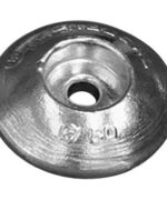 KIT 2 ANODI A ROSA PER TIMONI FLANGIA TONDA TIPO PESANTE DIAM. 50 MM ZINCO COD. TECNOSEAL 00100P